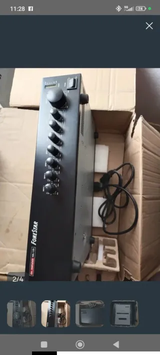 Amplificador Fonestar Negro