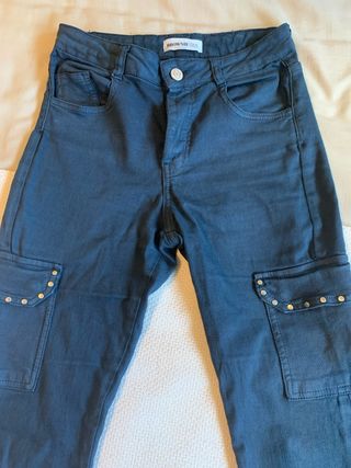 Pantalón cargo Brownie azul marino T.32