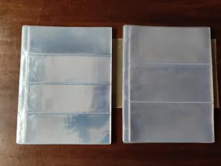 40 fundas para billetes tamaño grande