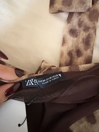 Top bandeau leopardo M