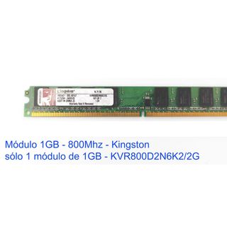 4GB RAM DDR2 (2GB+1GB+1GB) 3 módulos