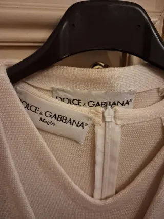 Abito Dolce & Gabbana rosso e bianco