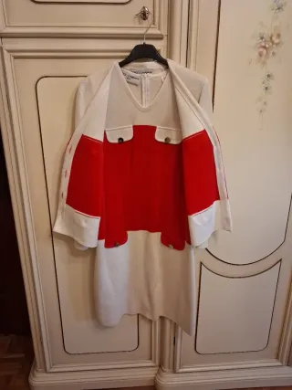 Abito Dolce & Gabbana rosso e bianco