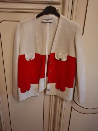 Abito Dolce & Gabbana rosso e bianco