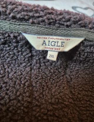 Forro polar Aigle verde oliva Talla 2XL