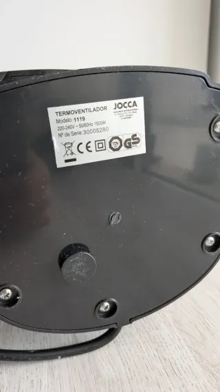 Calefactor Cerámico Jocca 1500W