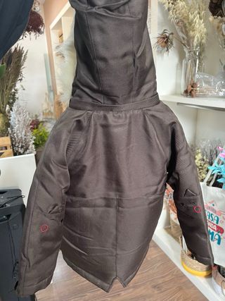 Parka acolchada marrón 2 años