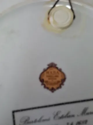 Coppia piatti Limoges porcellana da parete