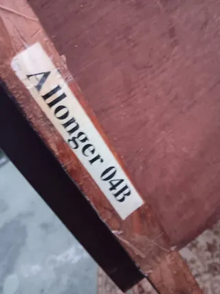 Mesa redonda de madera estilo francés con suplemen