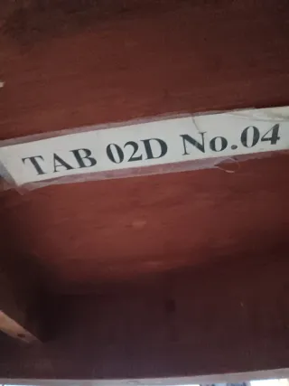 Mesa redonda de madera estilo francés con suplemen