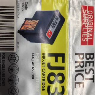 Cartucho Tinta FJ83 Olivetti Negro