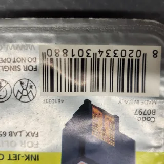 Cartucho Tinta FJ83 Olivetti Negro