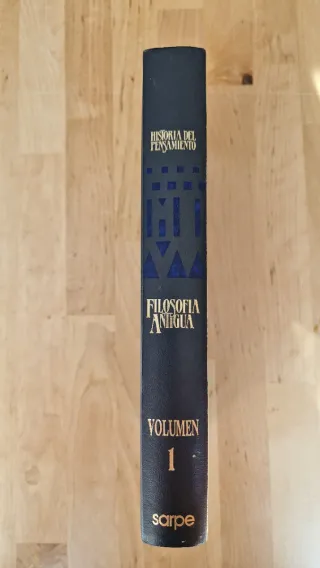 HISTORIA DEL PENSAMIENTO. Vol I. Filosofía Antigua