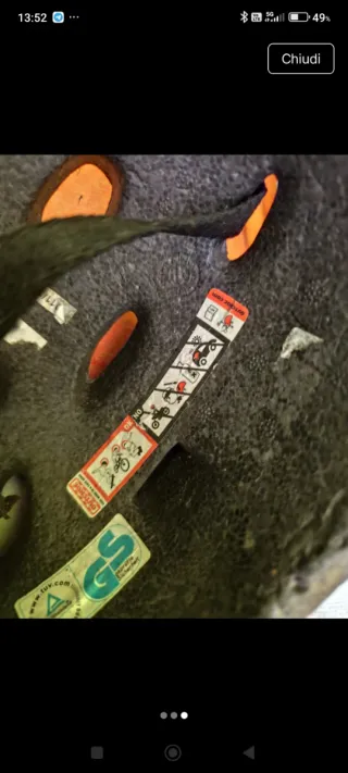 Casco bici turchese bambino