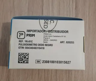 Pulsioxímetro Prim YK-BIC