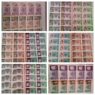 +290 Décimos Lotería Nacional 1974-1982