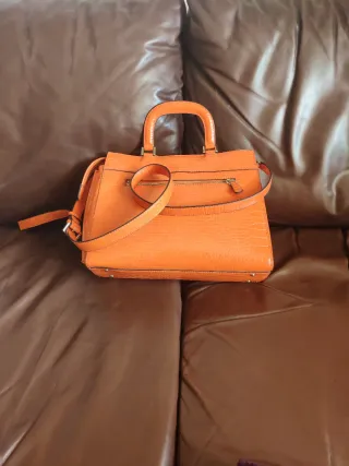 Bolso Guess Naranja Cocodrilo