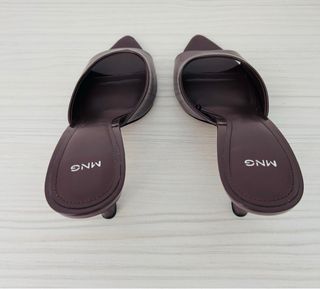 Sandalias Mango Tacon Punta Cerrada