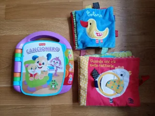 Libros sensoriales y cancionero Fisher-Price