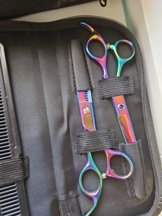 Set Peluquería Profesional Tijeras y Cortapelos