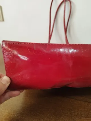 Borsa Escada pelle verniciata rossa