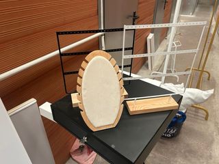 Expositores para pendientes (negro y blanco)