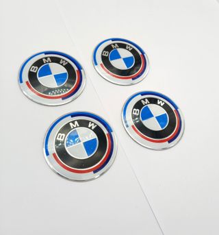CHAPAS DE CENTRO DE RUEDA BMW ANIVERSARIO 60MM