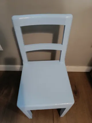 Sillita infantil vintage azul