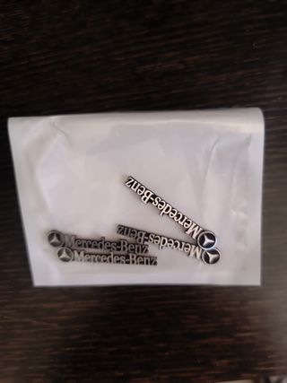 Pack 4 Emblemas Metal Mercedes-Benz