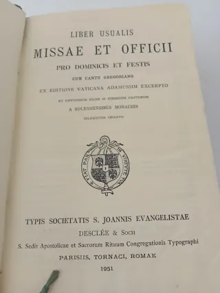 Libro de Canto Gregoriano