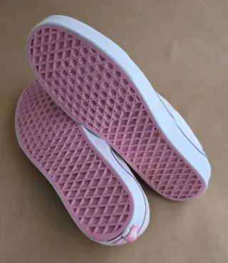 OFERTA! Zapatillas Vans Mujer Blancas Bordadas 40
