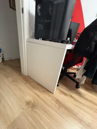 Escritorio Blanco Ikea Malm con Cajonera