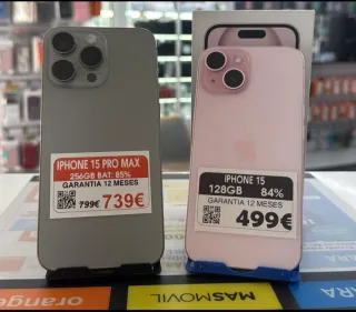 iPhone 15 Pro Max 256GB Gris