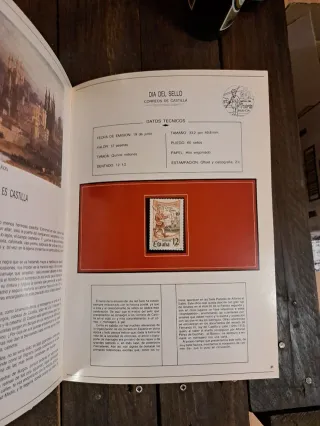 Álbum Filatelia Novedades Españolas 1981