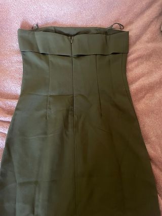 Vestido verde Stradivarius