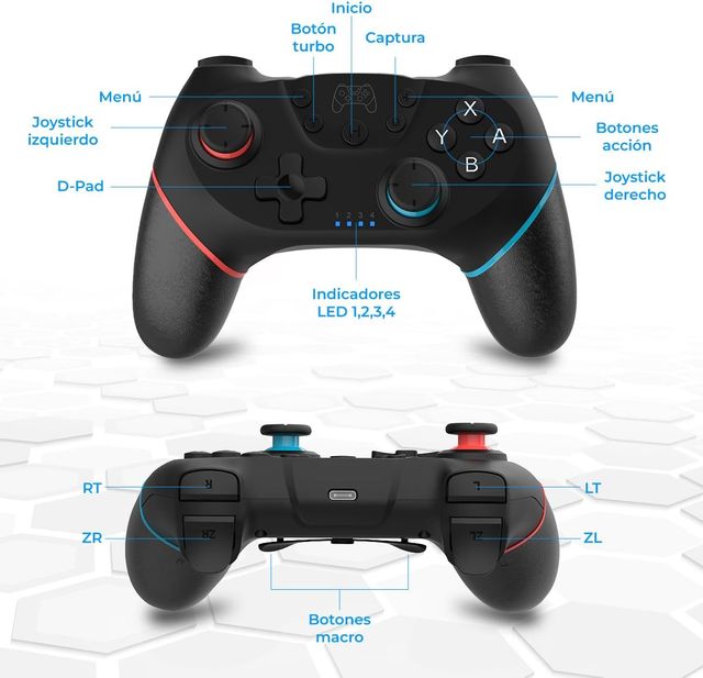 Mando Inalámbrico para Nintendo Switch