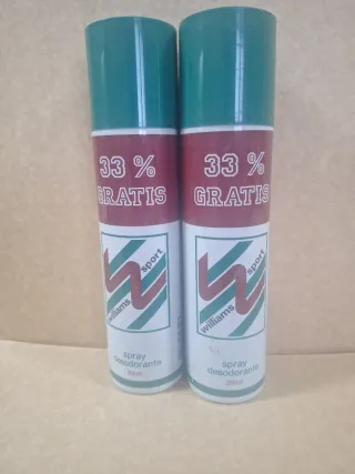 2x Williams Spray Desodorante Sport 266ml