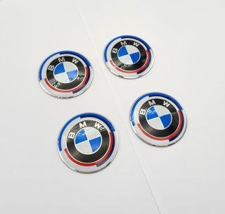 CHAPAS DE CENTRO DE RUEDA BMW ANIVERSARIO 56MM