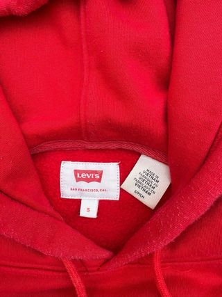 Felpa Levi's originale unisex • rossa • taglia S