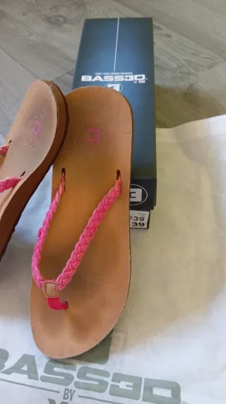 Chanclas Xti Beige y Rosa Talla 39