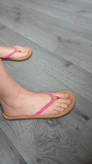 Chanclas Xti Beige y Rosa Talla 39