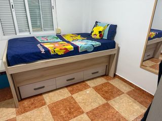 Cama nido con cajones