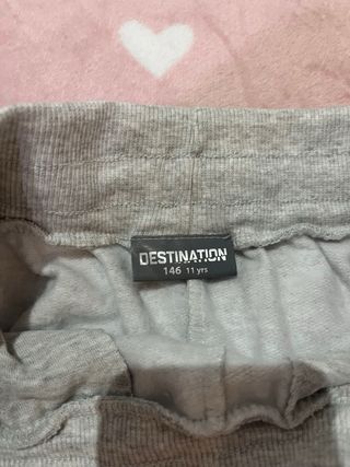 Pantalón jogger chandal gris niño 11 años nuevo