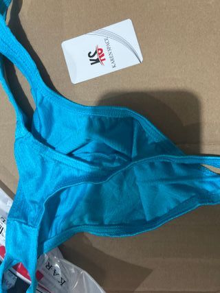 Tanga KAREN SPACE Azul Talla Única