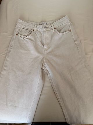 Vaqueros Stradivarius Beige Talla 38