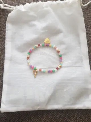 Pulsera Bimba y Lola piedras letra P