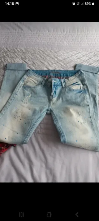 Lote de pantalones a cuadros