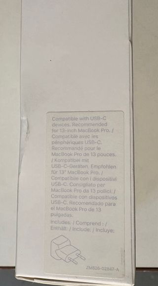 Cargador Apple USB-C 61W MacBook