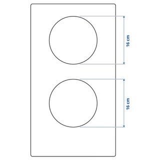 Placa Inducción Ikea Valbildad