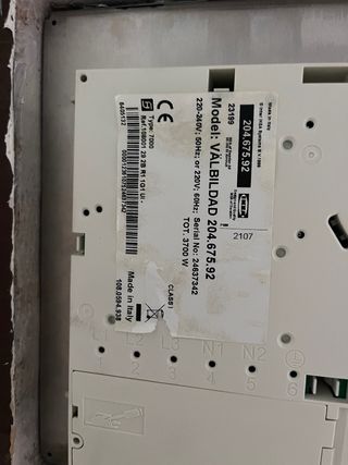 Placa Inducción Ikea Valbildad